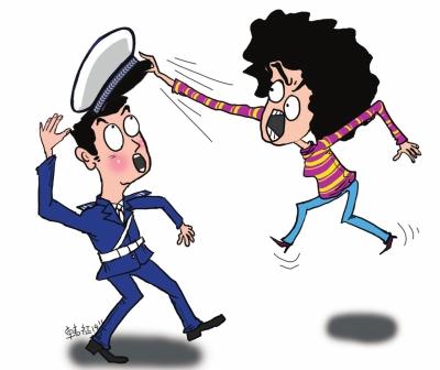 女子迟到误机 殴打民警 阻碍执行职务如何量刑？